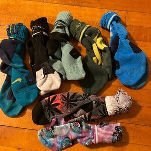 Nike elite sock bundle plus two extra other brand